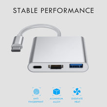 Load image into Gallery viewer, Insignia USB Type-C Multiport HDMI Adapter NS-PU378CHM 5Gbps 4K Ultra HD 60Watts