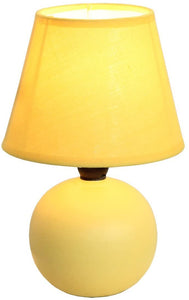 Simple Designs Home Simple Designs Mini Ceramic Globe Table Lamp
