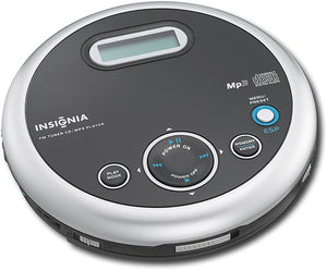 Insignia NS-P5113 Portable CD Player with FM Tuner and MP3 Playback, Black