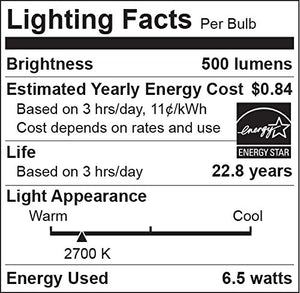 Euri Lighting LED Equivalent Lumens Dimmable Beam Angle, GU5.3 Base, UL & Energy Star Listed, Warm