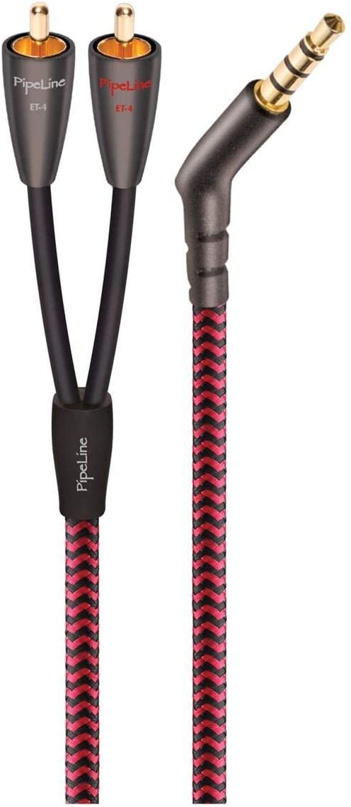 PipeLine ET-4 3.5mm to RCA Stereo Audio Cable - 3 feet