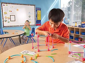 Learning Resources Dive into Shapes! A "Sea" and Build Geometry Set, 129 Pieces