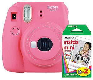 Fujifilm Instax Mini 9 - Parent - Instant Camera + Fuji INSTAX Mini Film Twin Pack