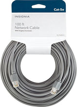 Load image into Gallery viewer, Insignia™ - 100&#39; Cat-5e Network Cable - Gray
