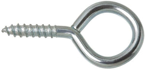 Everbilt 216 Zinc-Plated Steel Screw Eye (100-Piece per Pack)