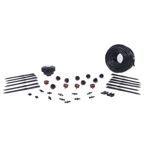 12-Plant Home Grow Kit - Great Starter Hydroponics Drip Irrigation Kit! - Includes Tubing, Emitters, Manifold, Etc. (Plastic Pots Sold Separately)
