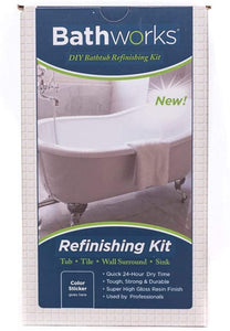 BATHWORKS 20-oz. DIY Bathtub and Tile Refinishing Kit- White