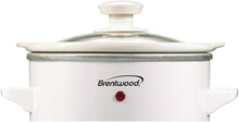 Load image into Gallery viewer, Brentwood Slow Cooker, 1.5 Quart, White