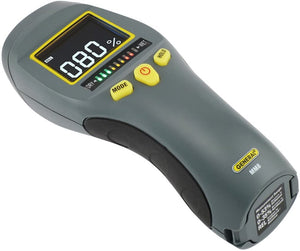 General Tools MM8 Pinless LCD Moisture Meter with Tricolor Bar Graph, black/white