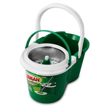 Load image into Gallery viewer, Libman Mop and Bucket Green/White Spin Mop &amp; Bucket