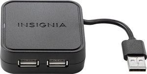 Insignia 4 Port USB 2.0 Hub Black