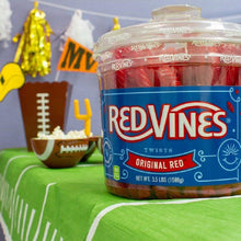 Load image into Gallery viewer, Red Vines Licorice, Original Red Flavor, 3.5LB Bulk Jar, Soft &amp; Chewy Candy Twists