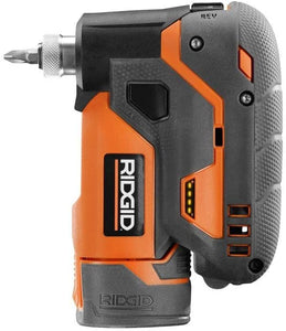 Ridgid R8224K 12-Volt Lithium-Ion 1/4 in. Cordless Palm Impact Screwdriver Kit With Battery & Charger