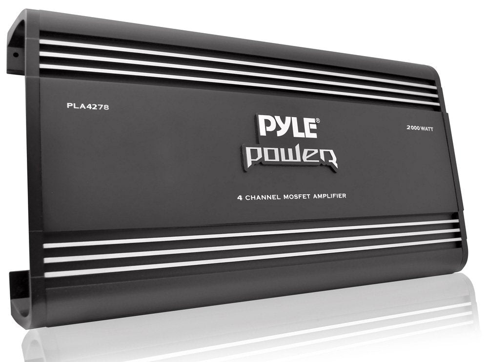 Pyle PLA4278 4-Channel 2000 Watt Bridgeable MOSFET Amplifier