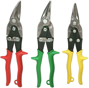 3pc Wiss Tin Aviation Snips Cutting Tools Set Color Coded Snippers M123R