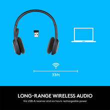 Load image into Gallery viewer, Logitech Over-The-Head Wireless Headset H600