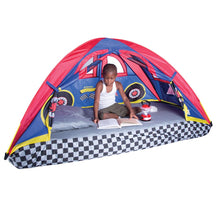 Load image into Gallery viewer, Pacific Play Tents 19711 Kids Rad Racer Bed Tent Playhouse - Full Size Mattress