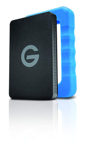 G-Technology 1TB G-DRIVE ev RaW Portable External Hard Drive with Removable Protective Rubber Bumper - USB 3.0 - 0G04101