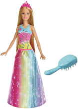 Load image into Gallery viewer, Barbie Dreamtopia Rainbow Cove Brush ‘n Sparkle Princess, Blonde