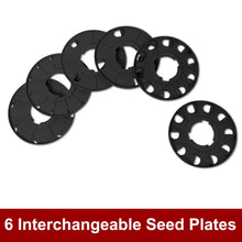 Load image into Gallery viewer, Chapin 8701B Garden Push seeder With 6 Seed Plates for Up to 20 Varieties Of Seeds, (1 Garden Seeder/Package)