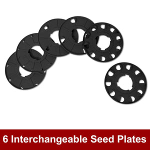 Chapin 8701B Garden Push seeder With 6 Seed Plates for Up to 20 Varieties Of Seeds, (1 Garden Seeder/Package)