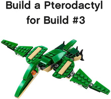 Load image into Gallery viewer, LEGO Creator Mighty Dinosaurs 31058 Build It Yourself Dinosaur Set, Create a Pterodactyl, Triceratops and T Rex Toy (174 Pieces)