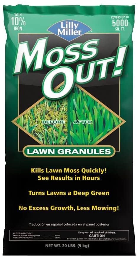 Lilly Miller Moss Out Lawn Granules 20lb