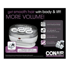 Load image into Gallery viewer, Conair Instant Heat Travel Hot Rollers; White