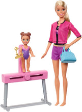 Load image into Gallery viewer, Barbie Gymnastics Coach Doll &amp; Playset