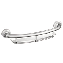 Load image into Gallery viewer, Moen LR2356DCH 16-Inch Grab Bar with Shelf, Chrome