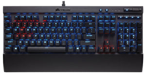 CORSAIR K70 RGB RAPIDFIRE Mechanical Gaming Keyboard - USB Passthrough & Media Controls - Fastest & Linear - Cherry MX Speed - RGB LED Backlit