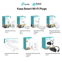 Load image into Gallery viewer, Kasa Smart WiFi Plug w/Energy Monitoring by TP-Link - Reliable WiFi Connection, No Hub Required, Works with Alexa Echo &amp; Google Assistant (HS110)