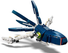 Load image into Gallery viewer, LEGO Creator 3in1 Deep Sea Creatures 31088 Make a Shark, Squid, Angler Fish, and Crab with this Sea Animal Toy Building Kit (230 Pieces)