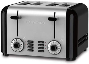 Cuisinart CPT-340P1 Brushed Hybrid Toaster, 4-Slice, Stainless Steel