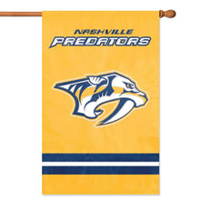 Load image into Gallery viewer, NHL 2-Sided Appliqué Banner Flag, Nashville Predators