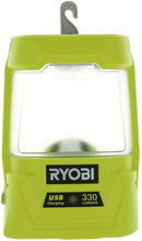 Load image into Gallery viewer, Ryobi P781 One+ 18V Lithium Ion 330 Lumen Cree LED Workshop Area Light w/ USB Phone Charger (Battery Not Included / Power Tool Only)