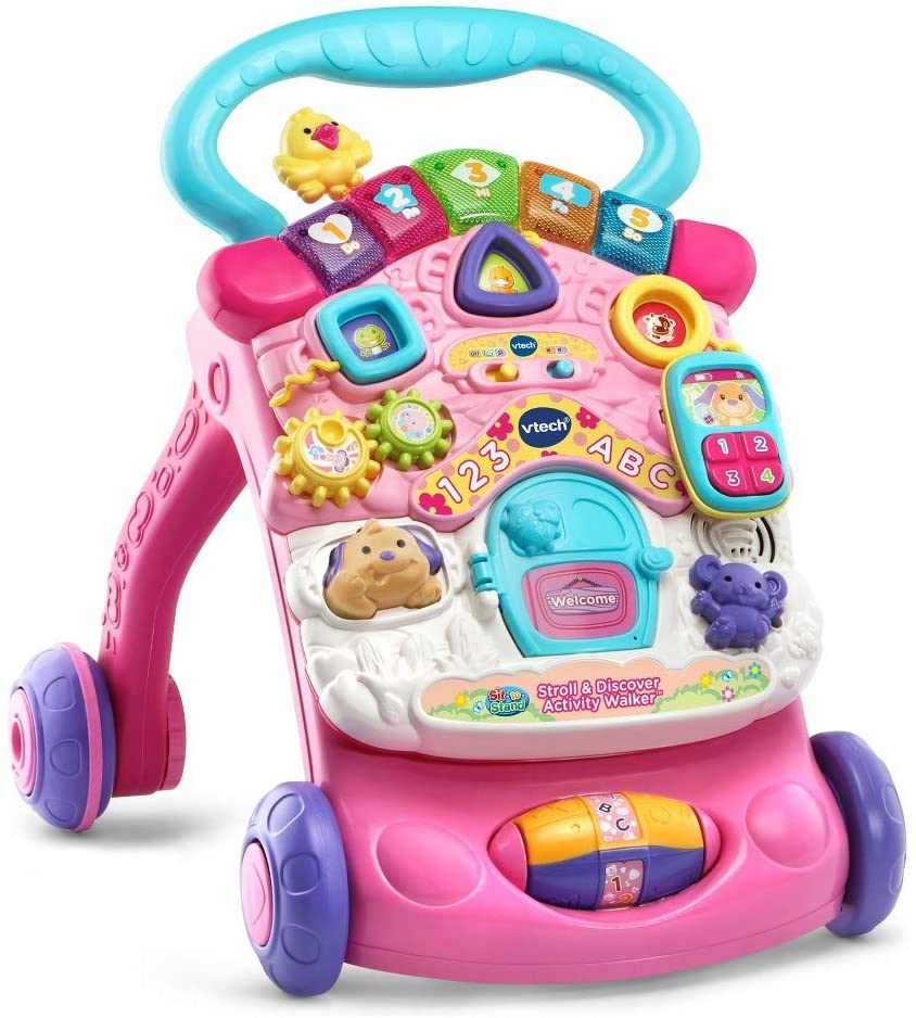 VTech Stroll and Discover Activity Walker - Pink