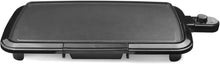 Load image into Gallery viewer, Mainstays Dishwasher-Safe Black 20&quot; Griddle with Adjustable Temperature Control