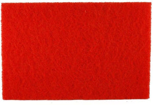 12 in. x 18 in. Non-Woven Medium Grit Red Buffer Pad (5-Pack)