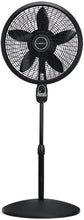 Load image into Gallery viewer, Lasko 1843 18″ Remote Control Cyclone Pedestal Fan with Built-in Timer, Black Features Oscillating Movement and Adjustable Height