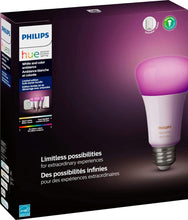 Load image into Gallery viewer, Philips Hue Phillips-HUE LED Lightbulbs 3-Bulb Starter Kit All Colrs in Rainbow &amp; White 4 Pound