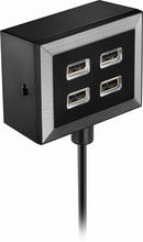 Load image into Gallery viewer, Rocketfish - 4-Port USB Charger - Black