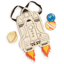 Load image into Gallery viewer, Seedling Littles Galaxy Rocket Adventure Cape Costume Kit for Toddlers Ages 2-4