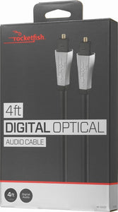 Rocketfish 4' Toslink Optical Audio Cable - Black - Model RF-G1221