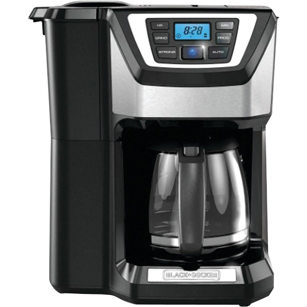 12 Cup Mill and Brew Coffee Maker Color: Black