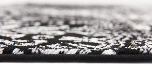 Unique Loom 3138665 Area Rug, 4' x 6' Rectangle, Black