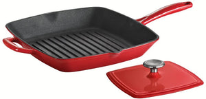Tramontina Enameled Cast Iron Skillet and Dutch Oven