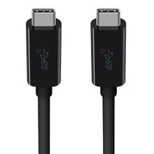 Load image into Gallery viewer, Belkin 3.1 USB-C to USB-C Cable, 3-Foot (E9M017bt1M-BLK)