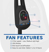 Load image into Gallery viewer, Lasko 1843 18″ Remote Control Cyclone Pedestal Fan with Built-in Timer, Black Features Oscillating Movement and Adjustable Height