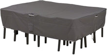Load image into Gallery viewer, Classic Accessories Ravenna Rectangular Oval Patio Table &amp; Chair Cover, Medium